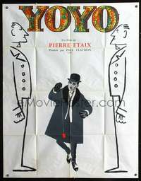 b761 YO YO French one-panel movie poster '65 Pierre Etaix, really cool image!