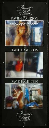 b321 FIRST DESIRES French doorpanel movie poster '83 David Hamilton