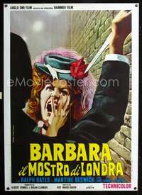 b165 DR. JEKYLL & SISTER HYDE Italian one-panel movie poster '73 Hammer horror!
