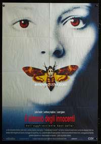 b264 SILENCE OF THE LAMBS Italian one-panel movie poster '90 Jodie Foster