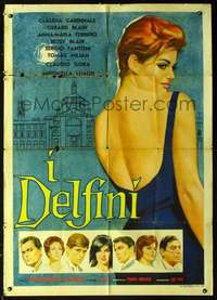 b265 SILVER SPOON SET Italian one-panel movie poster '60 Carninale by Manno!