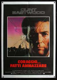 b273 SUDDEN IMPACT Italian one-panel movie poster '83 Eastwood, Dirty Harry