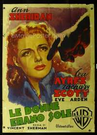 b294 UNFAITHFUL Italian one-panel movie poster 1949 Sheridan by Martinati!