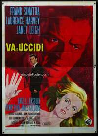 b062 MANCHURIAN CANDIDATE Italian two-panel movie poster '62 Nistri art!