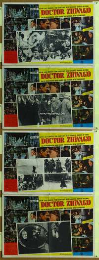 c284 DOCTOR ZHIVAGO 4 Mexican movie lobby cards R70s David Lean