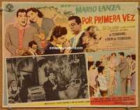 c420 FOR THE FIRST TIME Mexican movie lobby card '59 Zsa Zsa, Lanza
