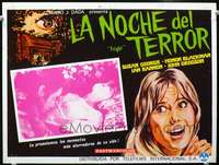 c427 FRIGHT Mexican movie lobby card '71 Susan George, sexy horror!