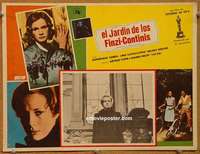 c435 GARDEN OF THE FINZI-CONTINIS Mexican movie lobby card '70 De Sica
