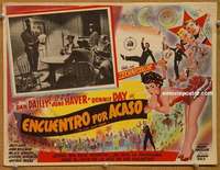 c447 GIRL NEXT DOOR Mexican movie lobby card '53 Dailey, June Haver