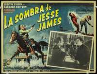 c482 I SHOT JESSE JAMES Mexican movie lobby card R50s Sam Fuller