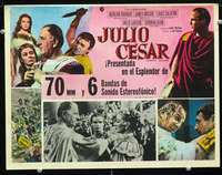 c488 JULIUS CAESAR Mexican movie lobby card '53 Marlon Brando