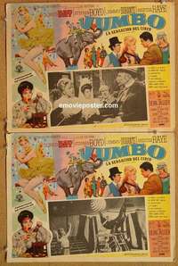 c310 JUMBO 2 Mexican movie lobby cards '62 Doris Day, Jimmy Durante