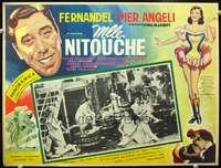 c525 MLLE. NITOUCHE Mexican movie lobby card '54 Angeli, Fernandel