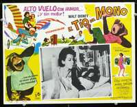 c527 MONKEY'S UNCLE Mexican movie lobby card '65 Annette w/ape!