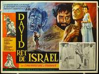 c576 SAUL E DAVID Mexican movie lobby card '64 Biblical story!