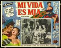 c580 SCARLET ANGEL Mexican movie lobby card '52 Hudson, Yvonne DeCarlo