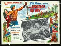 c598 STORY OF ROBIN HOOD Mexican movie lobby card '52 Richard Todd