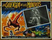 c620 WAR OF THE WORLDS Mexican movie lobby card R70s H.G. Wells