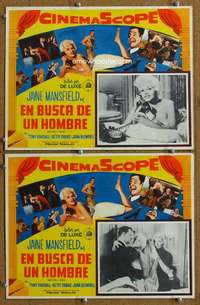 c344 WILL SUCCESS SPOIL ROCK HUNTER 2 Mexican movie lobby cards '57