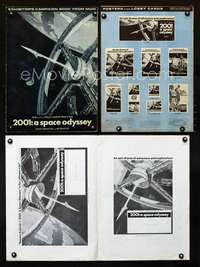 c003 2001: A SPACE ODYSSEY movie pressbook '68 Kubrick sci-fi!
