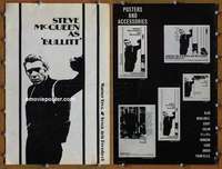 c024 BULLITT movie pressbook '69 Steve McQueen, Robert Vaughn