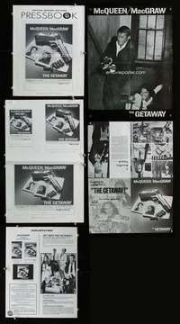 c081 GETAWAY movie pressbook '72 Steve McQueen, Ali McGraw