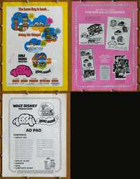 c096 HERBIE RIDES AGAIN movie pressbook '74 Disney, car racing!