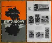 c108 HURRY SUNDOWN movie pressbook '67 Michael Caine, Jane Fonda