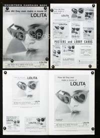 c134 LOLITA movie pressbook '62 Kubrick, sexy Sue Lyon!
