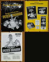 c183 PETE'S DRAGON movie pressbook '77 Walt Disney, Helen Reddy
