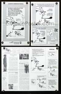 c188 PLAYTIME movie pressbook '67 Jacques Tati, Barbara Dennek