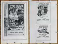 c222 STAR WARS movie pressbook supplement 1978 George Lucas classic!