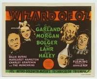 d010 WIZARD OF OZ color glos movie 8x10 still '39 cool title card!