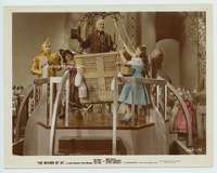 d014 WIZARD OF OZ color glos movie 8x10 still '39 Wizard and cast!