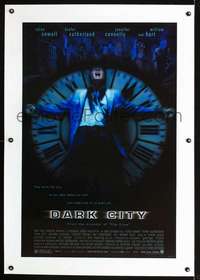 d403 DARK CITY linen one-sheet movie poster '97 Kiefer Sutherland, Connelly