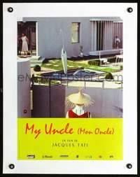 d205 MON ONCLE linen French 16x21 movie poster R2005 Jacques Tati