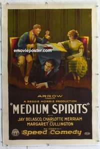 d516 MEDIUM SPIRITS linen one-sheet movie poster '21 fortune teller exposed!