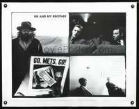 d054 ME & MY BROTHER linen special 21x27 movie poster '69 Christopher Walken