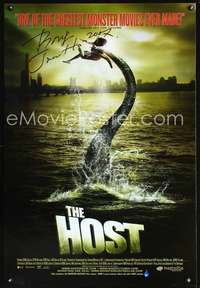 e011 HOST autographed one-sheet movie poster '06 by Korean director Joon-ho Bong!