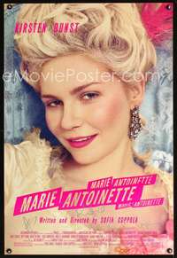 e014 MARIE ANTOINETTE autographed one-sheet movie poster '06 signed by Kirsten Dunst, Sofia Coppola, Judy Davis