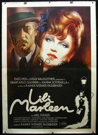 f068 LILI MARLEEN linen Italian two-panel movie poster '80 Rainer Fassbinder