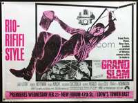 f017 GRAND SLAM subway movie poster '68 Janet Leigh, Robinson