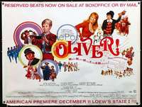 f007 OLIVER pre-Awards subway movie poster '68 Charles Dickens