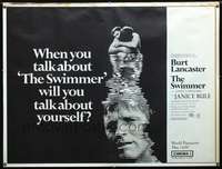 f016 SWIMMER subway movie poster '68 Lancaster, Frank Perry