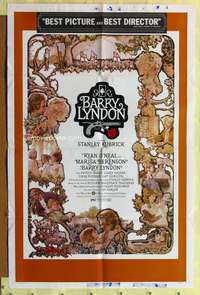h074 BARRY LYNDON one-sheet movie poster '75 Stanley Kubrick, Ryan O'Neal