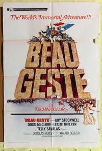 h086 BEAU GESTE one-sheet movie poster '66 Guy Stockwell, Doug McClure