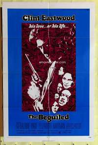 h092 BEGUILED one-sheet movie poster '71 Clint Eastwood, Geraldine Page