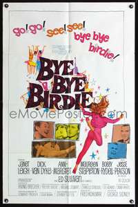 h161 BYE BYE BIRDIE one-sheet movie poster '63 Ann-Margret, Janet Leigh