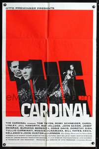 h182 CARDINAL one-sheet movie poster '64 Otto Preminger, Romy Schneider, Saul Bass art!