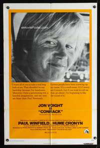 h227 CONRACK one-sheet movie poster '74 dedicated teacher Jon Voight!
